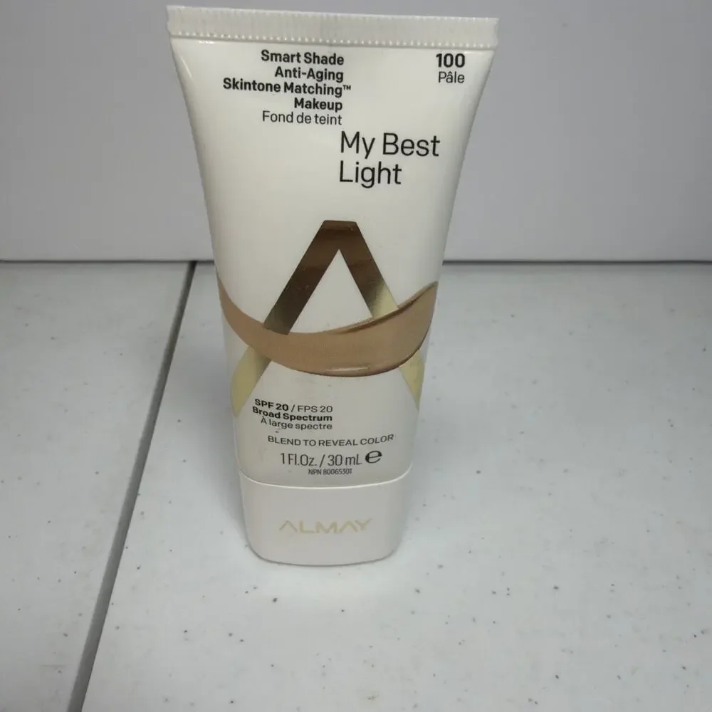 Almaty My Best Light SPF 20 Foundation Shade 100 Pale NEW